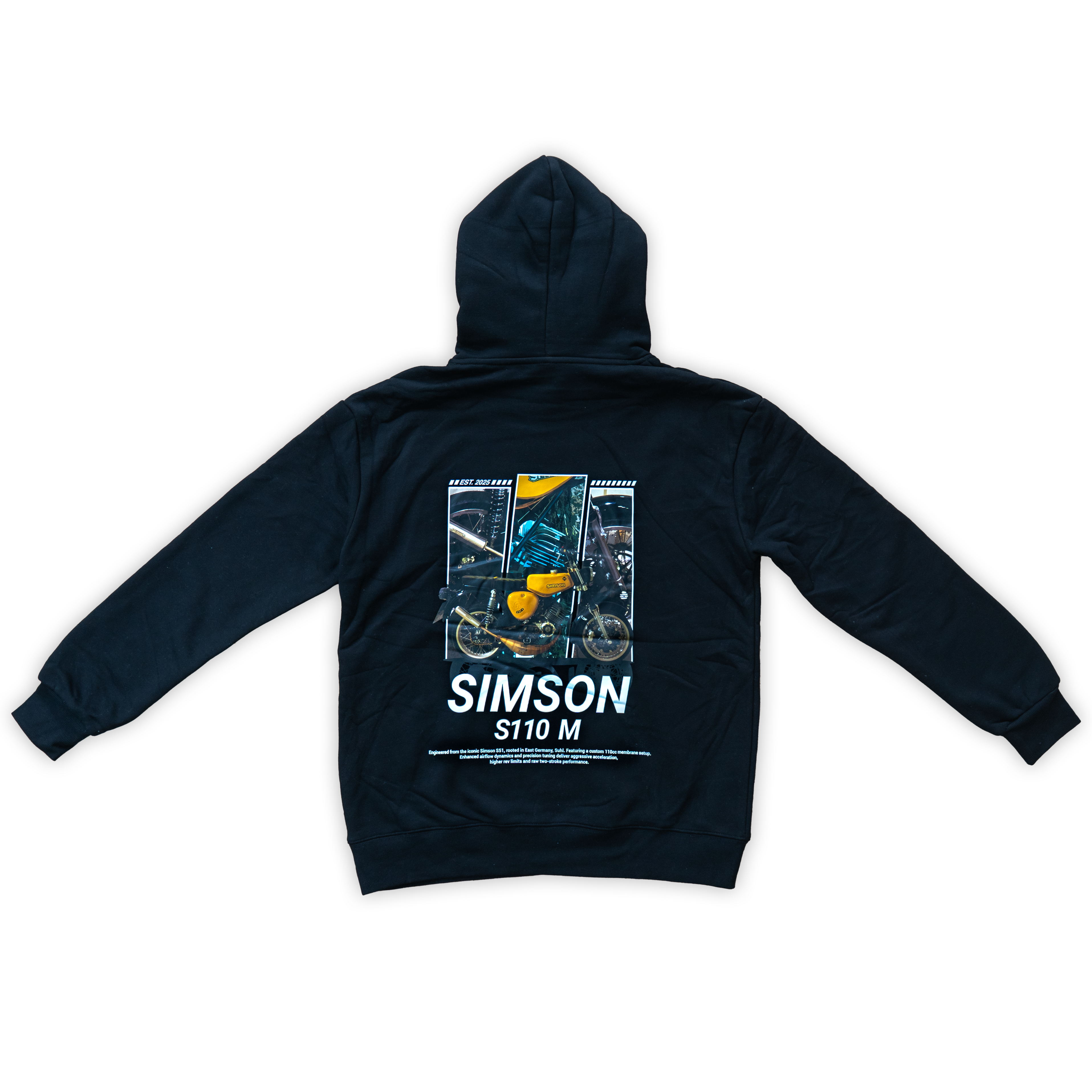 SIMSON S110M Hoodie - Schwarz