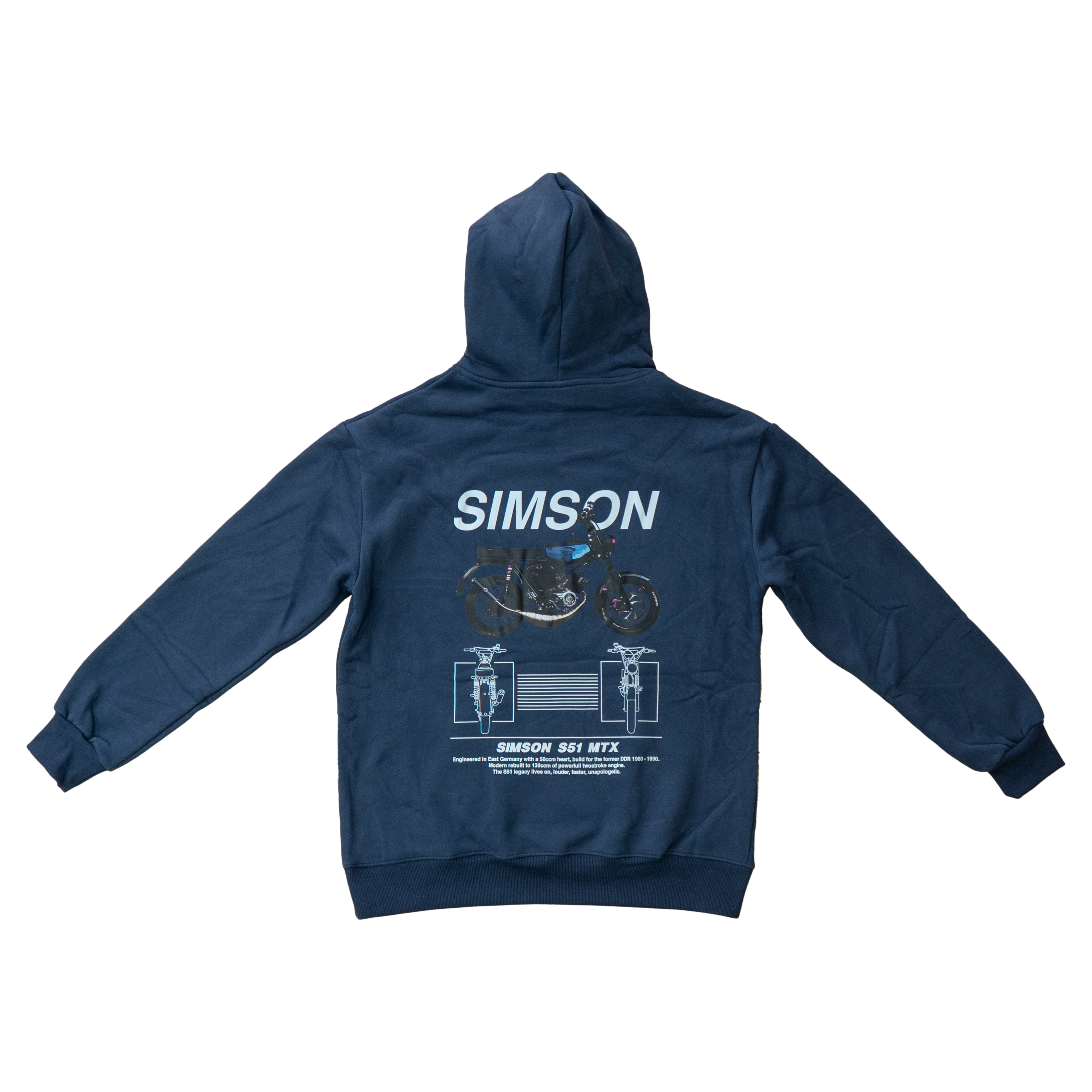 SIMSON MTX Hoodie - Dark Blue