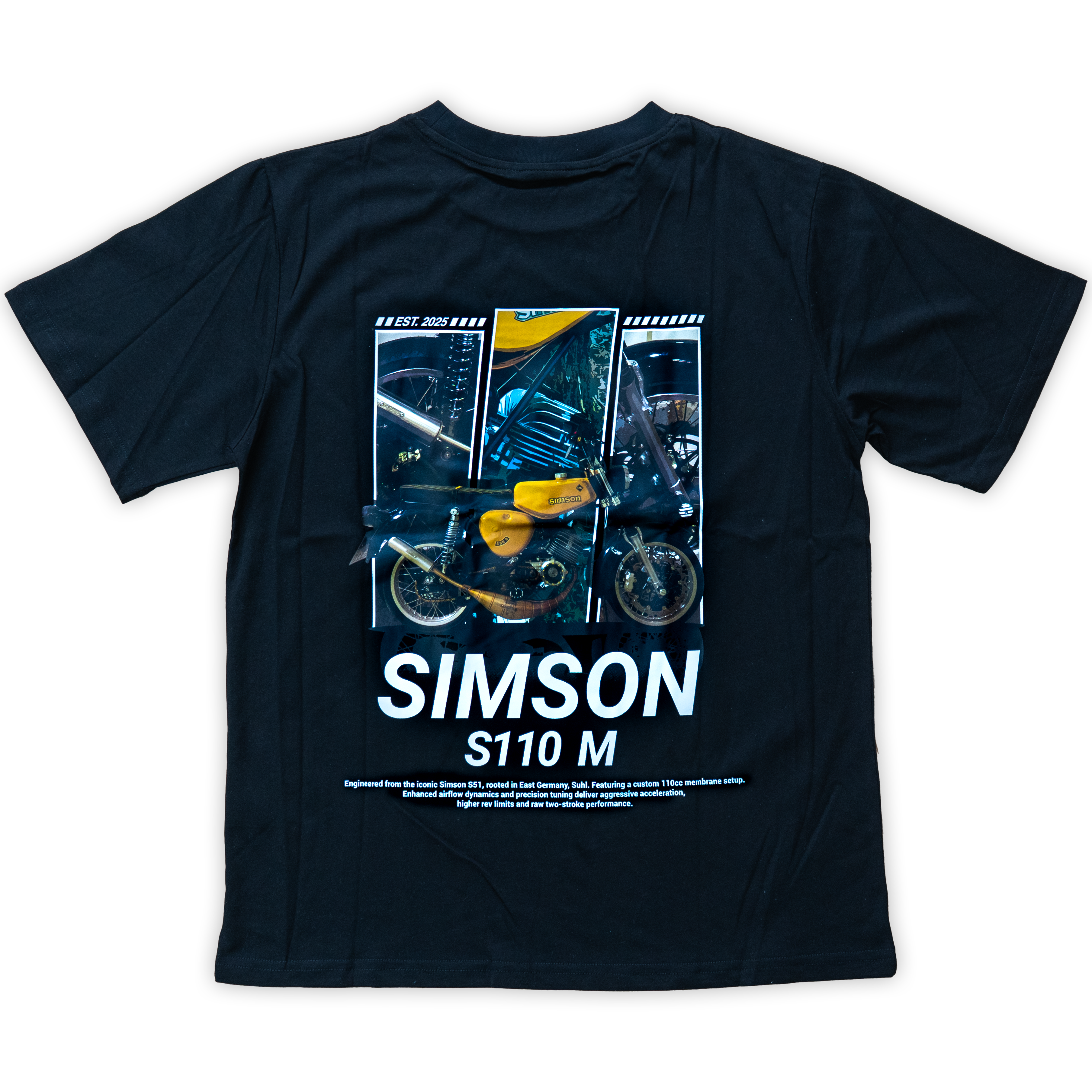 SIMSON S110M Shirt - Schwarz