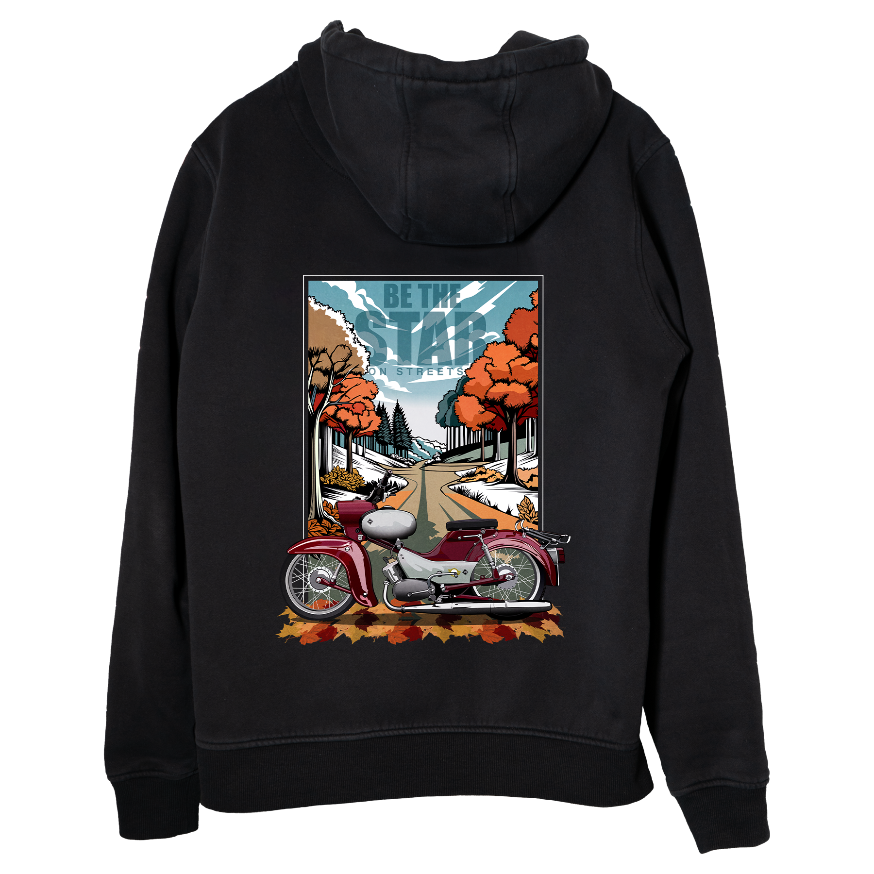 Star on Streets Hoodie - Schwarz